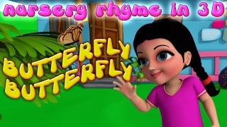 Butterfly Butterfly Flutter Around | Butterfly Butterfly Nursery Rhyme | Rhymes n Songs