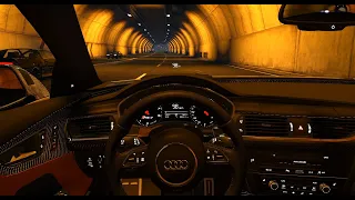 2016 Audi RS7 - GTA 5 | Realistic driving | NaturalVision Evolved | POV Drive[Logitech G29]