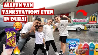 1DAG ALLEEN MAAR VAN TANKSTATIONS ETEN (DEEL 2) *DUBAI* ! 😱| LAKAP JUNIOR