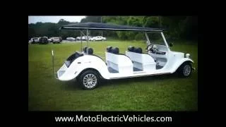 Electric Shuttle 8 Passenger Roadster- Street Legal Electric Low Speed Vehicles