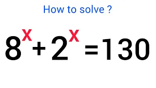 A Nice Olympiad Exponential Problem.