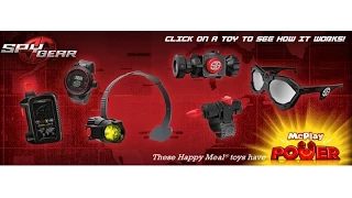 2014 Spy Gear Happy Meal Toys Demo