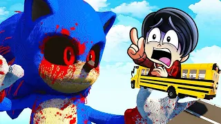 SONIC.EXE vs SUPER AUTOS 😱💥🚗 | Destruímos a Sonic EXE