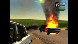 GTA Криминальная Россия (2006)-car crash scene