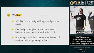 Mathieu Ropert “This Videogame Programmer Used the STL and You Will Never Guess What Happened Next”