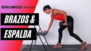 RUTINA COMPLETA DE BRAZOS, ESPALDA, BICEPS, TRICEPS, HOMBROS | No mas Brazos Flácidos y Caídos