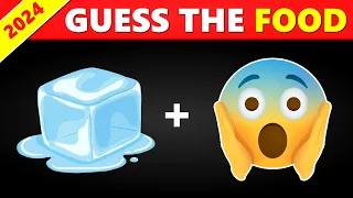 Guess The Food and Drink by Emoji 🍔🍕 | Emoji Quiz