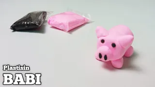 Cara Membuat Patung Babi Dari Plastisin | Sangat Mudah | Kerajinan Tangan