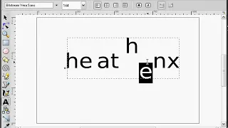 heathenX Inkscape Tutorials: episode 012 - Manual text kerning