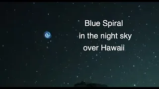 Strange 'Flying Whirlpool' in Hawaii's Night Sky  [space news]