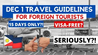 HOW IS THIS A RE-OPENING?! | TRAVEL GUIDE FOR FOREIGN TOURISTS IN THE PHILIPPINES START DEC 1