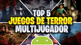 TOP 5 INCREIBLES JUEGOS DE TERROR PARA JUGAR CON AMIGOS EN ANDROID!!!😱2022