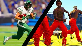 GTA 5 - PRISONER BECOMES A NFL STAR (STORY)