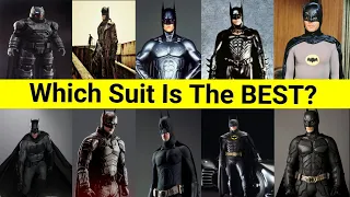 Top 10 Batman Suits RANKED! (Live-Action)