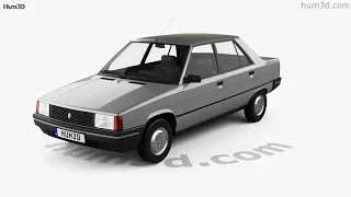 Renault 9 1983 3D model by Hum3D.com