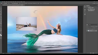 How to Create Mermaid Composites In Photoshop - Hand Editing Workshop - Preview