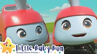 Animals Train Song | +30 Minutes of Nursery Rhymes | Moonbug TV | #vehiclessongs