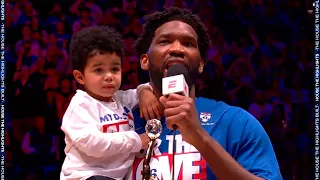 Joel Embiid accepts the MVP Trophy 🏆 Full Ceremony and Speech