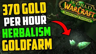 How To Farm 370 Gold per hour with Herbalism - Herbalism Goldfarm in TBC Classic