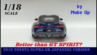 Toyota Supra 2019 GR RX Japanese Version 1/18 Scale by Make Up