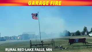 Rural Red Lake Falls Fire