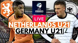 LIVE: Netherlands U21 1-2 Germany U21 - European U21 Championship 2021 - Live Stream Watch Along