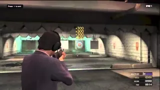 GTA 5 ASSAULT RIFLE CHALLENGE 1 SHOOTING RANGE! ALMOST WORLD RECORD!