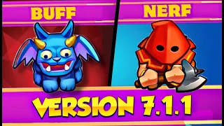 RUSH ROYALE - SUPRISE UPDATE!! GARGOYALE BUFF!?