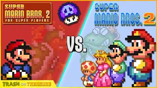 Super Mario Bros. 2 (USA) VS. Super Mario Bros. The Lost Levels- Trash Or Treasure