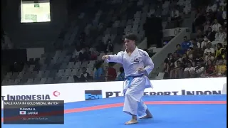 Final male kata FUNADA AOI (JAPAN) & HUSSAIN MOHAMMAD (KUWAIT) Jakarta 2022