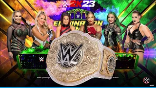 WWE 2K23 ELIMINATION CHAMBER MATCH FOR THE WOMEN'S WORLD HEAVYWEIGHT CHAMPIONSHIP!