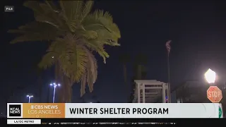 Winter shelter program activated amid rain to assist people experiencing homelessness