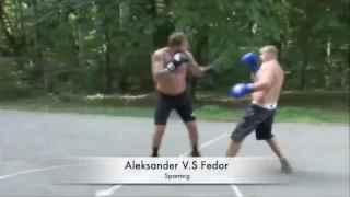 Fedor Emelianenko vs. Alex Emelianenko old school sparring