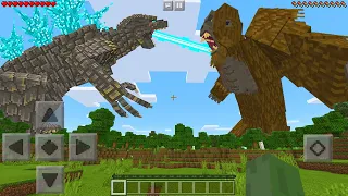 I Found GODZILLA -1 vs KING KONG in Minecraft Pocket Edition... (Godzilla Minus One)