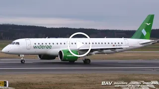 Embraer E190-E2 - Wideroe LN-WEA - landing at Memmingen Airport