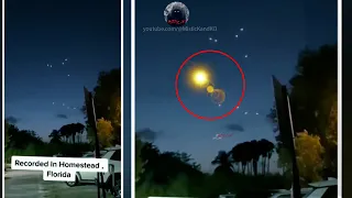 Unexplainable lights in the sky. Florida || Real UFO Sightings || Strange Phenomena in the Sky