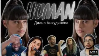 Diana Ankudinova "HUMAN"    (Reaction Compilation)