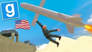 GMOD MEXICAN BORDER PATROL - How To Jump The Border!!! (Gmod Funny Moments)