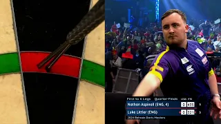 LUKE LITTLER HITS A NINE DARTER ON THE WORLD SERIES!