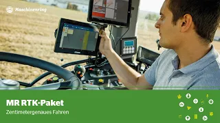 Maschinenring RTK einfach erklärt + Anlegen einer AB-Geraden - Basis f. zentimetergenaues Fahren