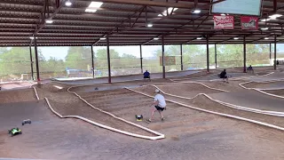 Arrma Typhon 6S v4 (on 4S) at Thornhill race track in Sportsman B-main