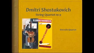 Shostakovich, String Quartet 9 - Video Score - Borodin Quartet