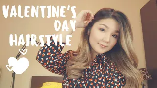 Romantic hairstyle for VALENTINE'S DAY/ Anara's Choice/ Perfect look for Valentine's day