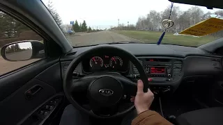 2010 KIA Rio 1.4L POV Test Drive