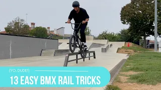 13 Easy BMX Rail Tricks!