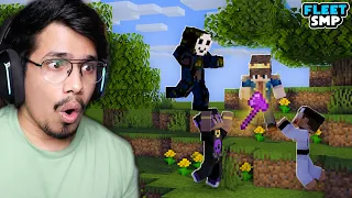 Mystery Man Attacked Us In FLEET SMP 😱 | Minecraft