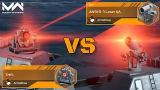 Hero Laser ANSEQ-3 VS THEL | Lasers Air Defense Comparison | Modern Warships