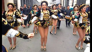 Chicas baile Saya Caporales 2018 (Virgen de Copacabana) - Lima Perú