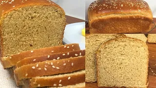 Homemade Whole Wheat Bread | Atta Bread |  How to make wheat bread | Brown Bread Recipe In Tamil