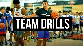 PICK AND ROLL Team Drills | DJ Sackmann